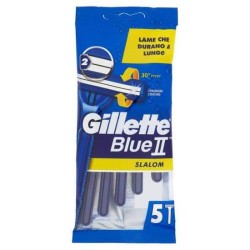 Rasoio Da Uomo Usa E Getta Gillette Blue II Slalom 5 Rasoi