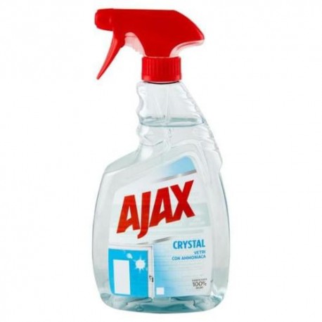 Detersivo Spray Crystal Vetri 100% Anti-Alone Ajax 750 ml