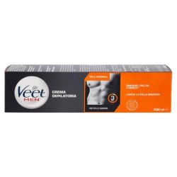 Veet Men Crema Depilatoria Petto E Corpo Pelli Normali 200 ml