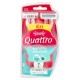Wilkinson Sword Rasoio Usa E Getta Quattro Smooth Sensitive 3+1 Pz