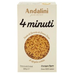 Andalini 4 Minuti Pasta Di Semola Di Grano Duro Gramigna Rigata 500 G