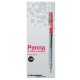 Penna a Sfera a Scatto Punta 1,0mm Rossa Starline conf 20 pezzi
