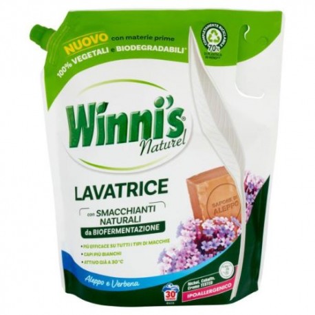 Winni's Detersivo Lavatrice Liquido Aleppo e Verbena 30 lavaggi