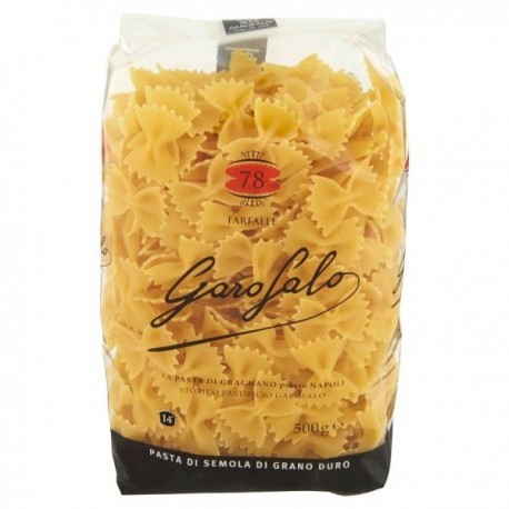 Garofalo Farfalle N. 78 Pasta  di Gragano Semola di grano duro 500 gr