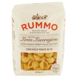 Rummo Conchiglie Rigate n. 42 Pasta di Semola di Grano Duro 500 g