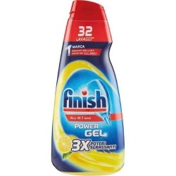 FINISH Gel Lavastoviglie All in 1 Max Power 32 lavaggi