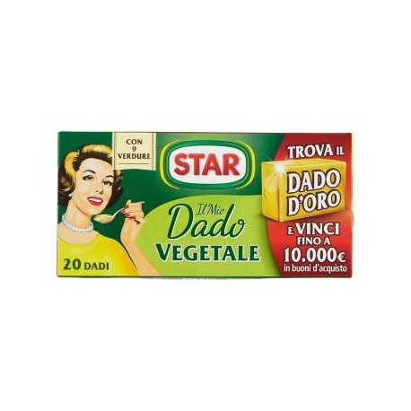Star il Mio Dado Vegetale 20 dadi con 9 verdure 200 g