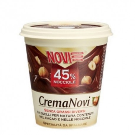 Novi Crema da Spalmare alle Nocciole Senza Glutine vaschetta 200gr