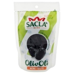 Olive nere toste Saclà Olivolì in busta 100  gr