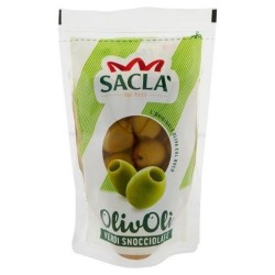 Olive Verdi Snocciolate Sacla' 185gr