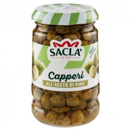 SACLÀ CAPPERI ALL'ACETO DI VINO 200 G