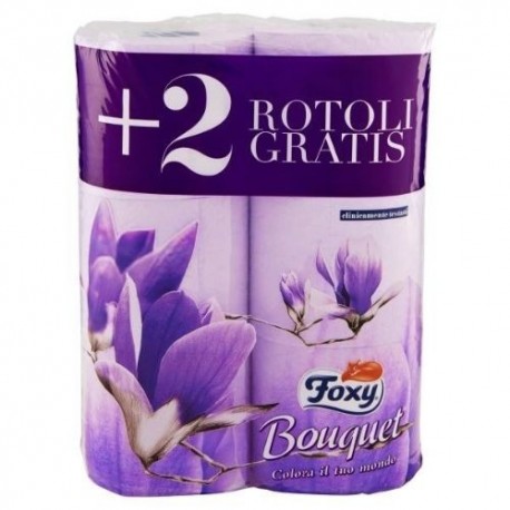 Foxy Carta Igienica Colorata 4+2 rotoli