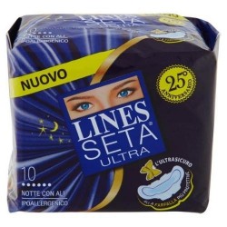 LINES SETA ULTRA NOTTE CON ALI X 10