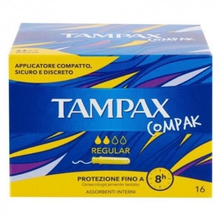 TAMPAX Compak Assorbenti Regular 16  pezzi