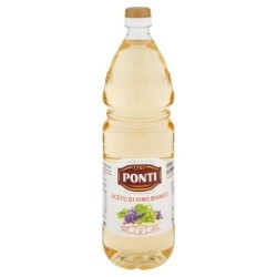 PONTI ACETO DI VINO BIANCO 1 lt acidità 6%