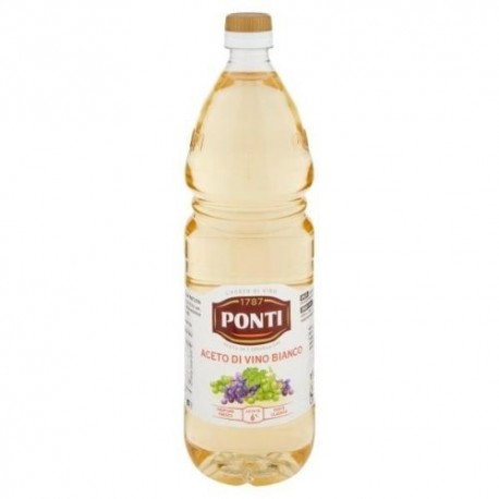 PONTI ACETO DI VINO BIANCO 1 lt acidità 6%