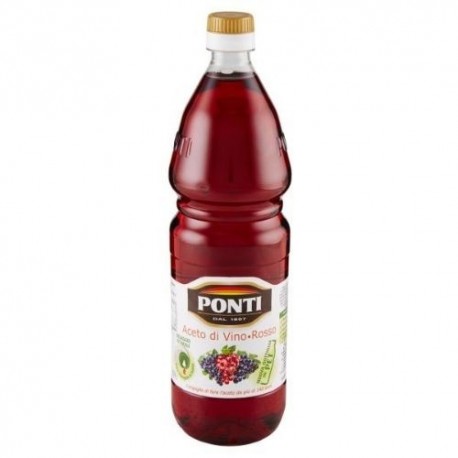 PONTI ACETO DI VINO ROSSO PET 1 L