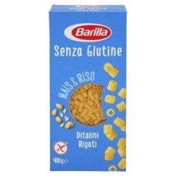 Ditalini Rigati Barilla Pasta Di Mais E Riso Senza Glutine 400 gr