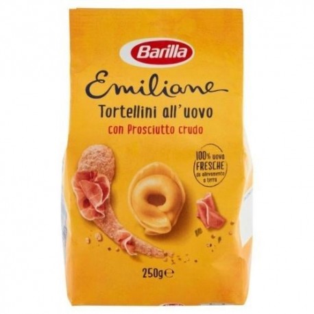 Barilla Emiliane Tortellini con Prosciutto Crudo pasta all'uovo 250 g