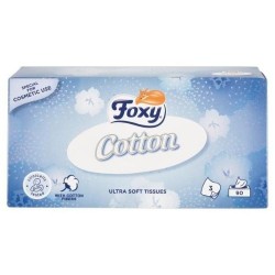 Foxy Cotton Veline 3 veli con fibre di cotone 90 pezzi