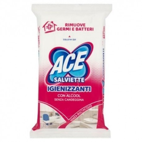 Ace Salviette Igienizzanti Con Alcool 40 pz