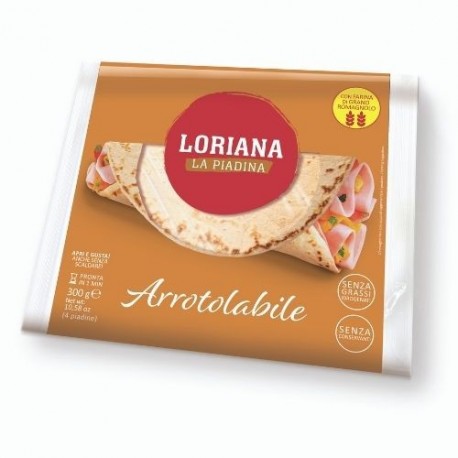 Loriana Piadina Arrotolabile 300 gr
