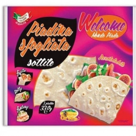 ORVA! Piadina Sottile Arrotolabile 3 X 110 G