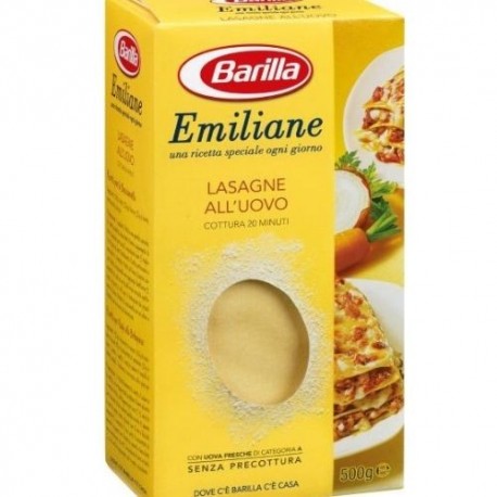 Barilla Lasagne Emiliane Pasta All'Uovo 500 gr