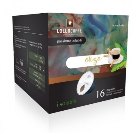 16 Capsule Caffe d' ORZO Lollo per dolce gusto