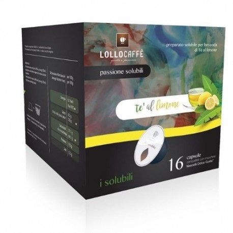 16 Capsule Tè AL LIMONE Lollo per dolce gusto