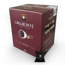100 Capsule miscela NERA Lollo Caffè per espresso point