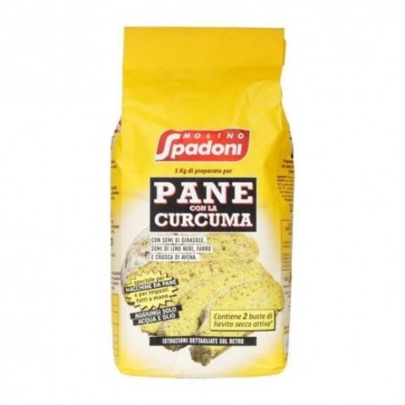 Molino Spadoni Preparato Per Pane Con La Curcuma 1kg