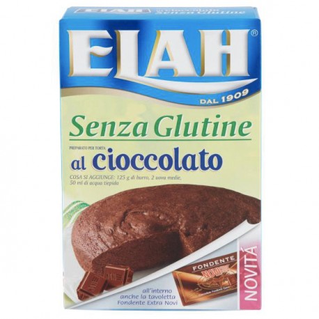 ELAH Preparato per torta al cioccolato senza glutine 282 gr