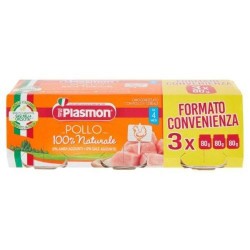 Plasmon Omogeneizzato con Pollo e Cereale 3 x 80 g