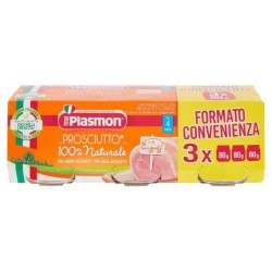 Plasmon Omogeneizzato con Prosciutto 3 x 80 g