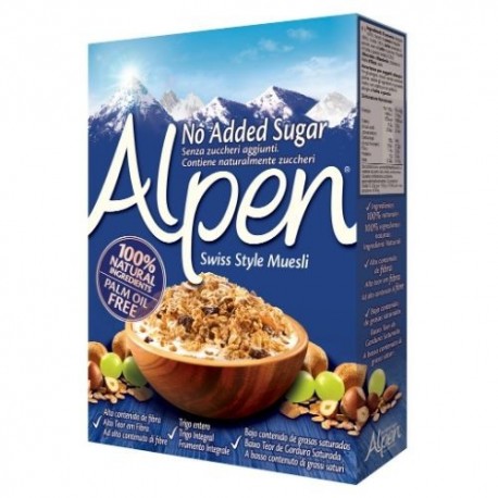 Alpen Muesli senza zuccheri aggiunti 560 gr