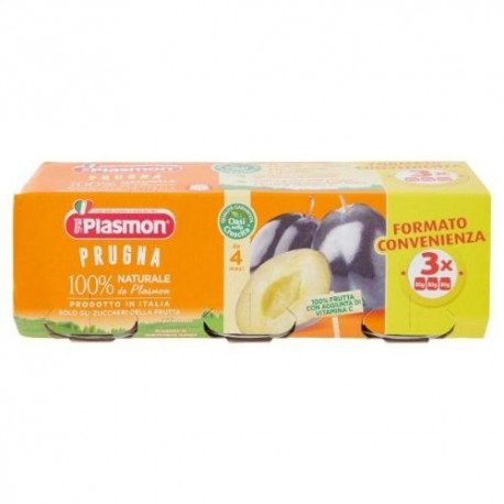 Plasmon Prugna Omogenizzato 3X80 gr