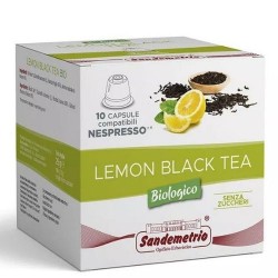 10 Capsule Il Lemon Black Tea Sandemetrio compatibili Nespresso