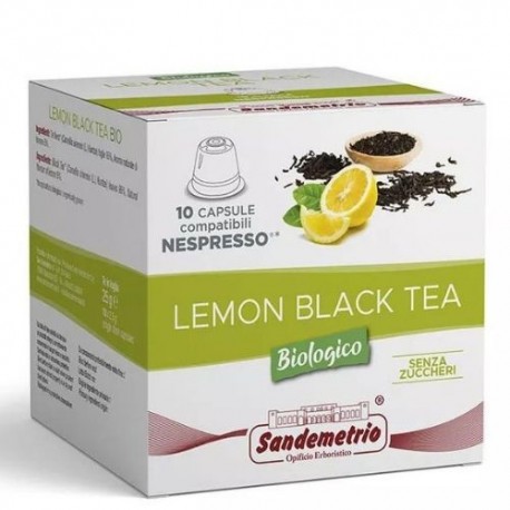 10 Capsule Il Lemon Black Tea Sandemetrio compatibili Nespresso