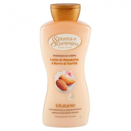 Bagnodoccia Crema Latte di Mandorla e Burro di Karité Spuma di Sciampagna 650 ml