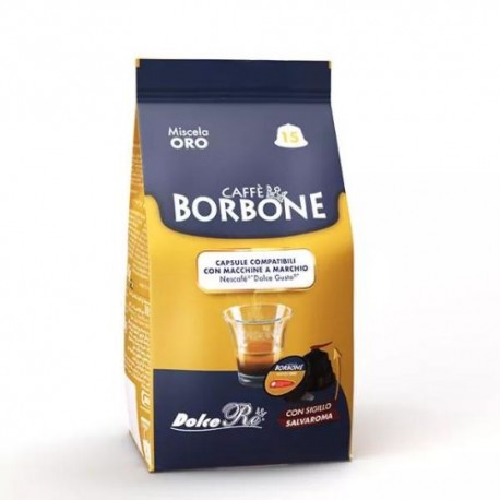 15 Capsule Miscela Oro Caffè Borbone compatibili