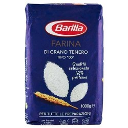 Farina Barilla Tipo 00 Grano Tenero 1 KG