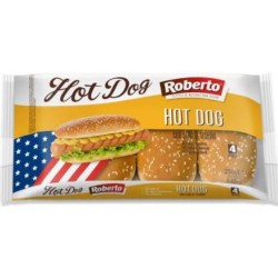 Hot Dog Con Semi Di Sesamo Roberto 4 Panini 250 G