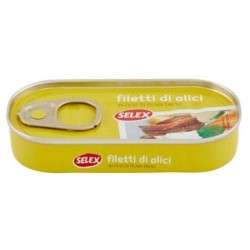 Filetti di Alici in Olio di Oliva Selex 46 gr