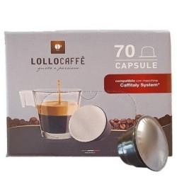 70 Capsule Miscela Decaffeinato Lollo Caffè compatibili Caffitaly